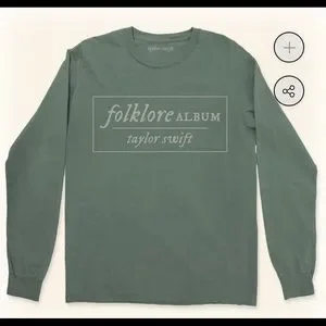 テイラースウィフト Folklore Pullover Longshirt folklore Album Chenille Patch Crewneck Sweater – Taylor Swift